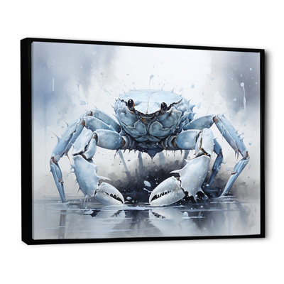 " Minimalism Blue Crab Impression II "