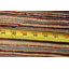 Tapis oriental en laine à rayures Inkbe Gabbeh Kashkoli noué à la main 3 x 4