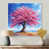 White Floater Framed Canvas