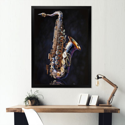 Saxophone I - Music Canvas Wall Art