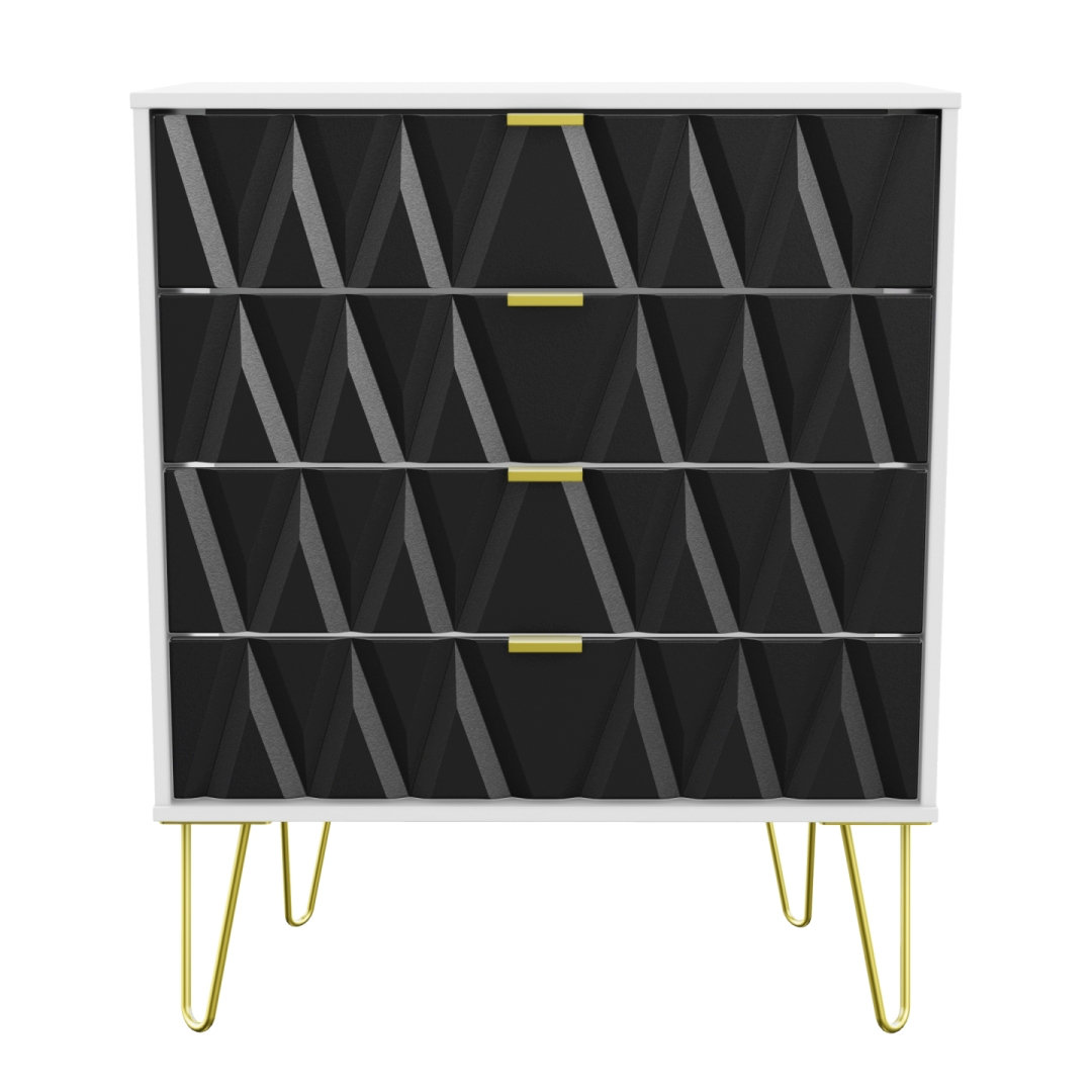 Fully Assembled Ione 4 Drawer 76.5Cm W Chest of Drawers