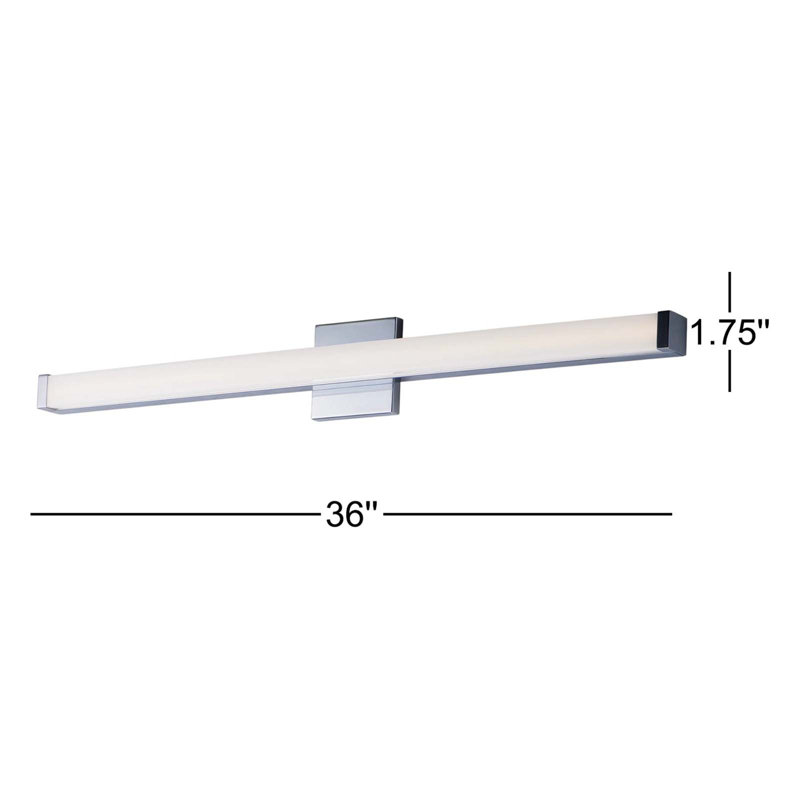 Sydni Dimmable LED Bath Bar, Polished Chrome