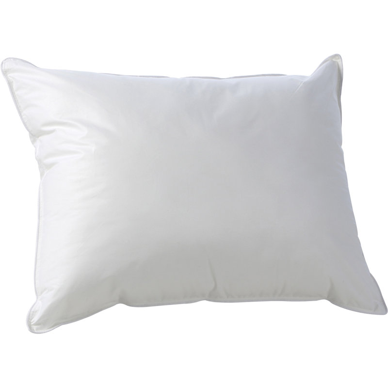 White Hypoallergenic Medium Density Polyester Pillow