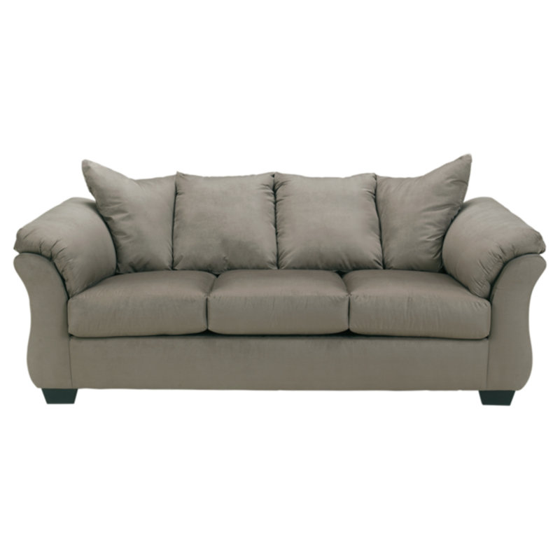 Darcy Pillow Top Arm Sofa, Cobblestone, 37" H x 89" W x 38" D