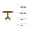 Table de salle à manger extensible en bois manufacturé 29,49 po H-98971913