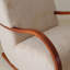 Chaise berçante en bois massif