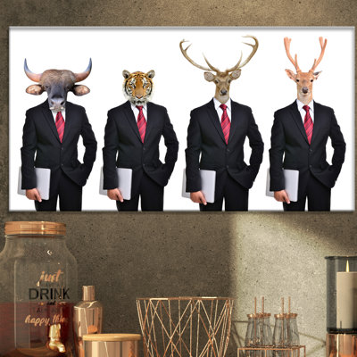 «Animals in Americana suit», impression