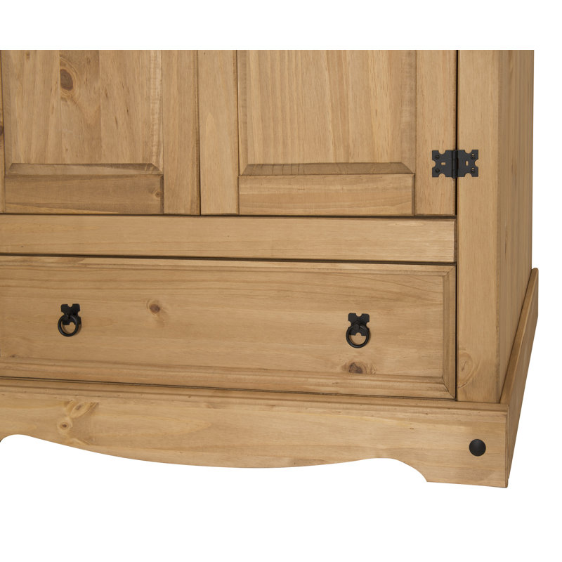 Bridewell 2 Door Wardrobe, Antique Wax