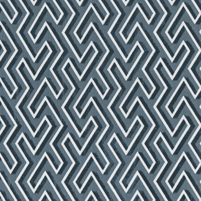Pacifica Maze Cotton Blend Fabric