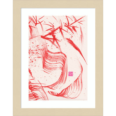Lemma "Zen Bamboo Ink Abstraction 2" Print