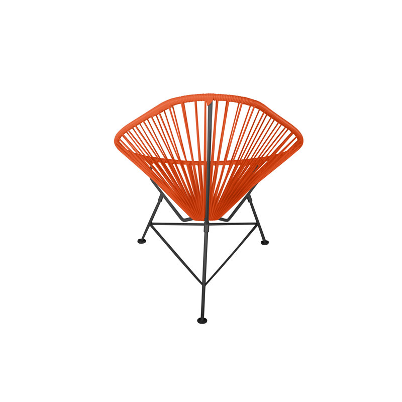 Chaise de jardin, Orange / noir