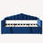 Twin Size Upholstered Daybed with Adjustable Height Pop Up Trundle Twin Bed and USB & Type-C Charging Port, Day Bed Frame with 2 Side Pockets-126331724