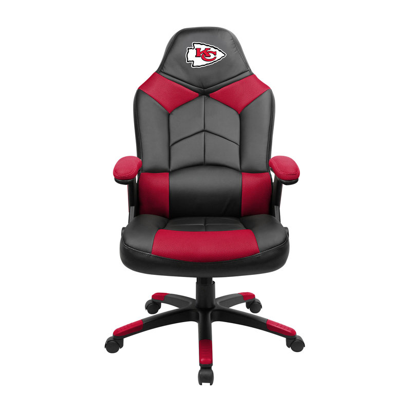 NFL Oversized Gaming Chair, Black/Red