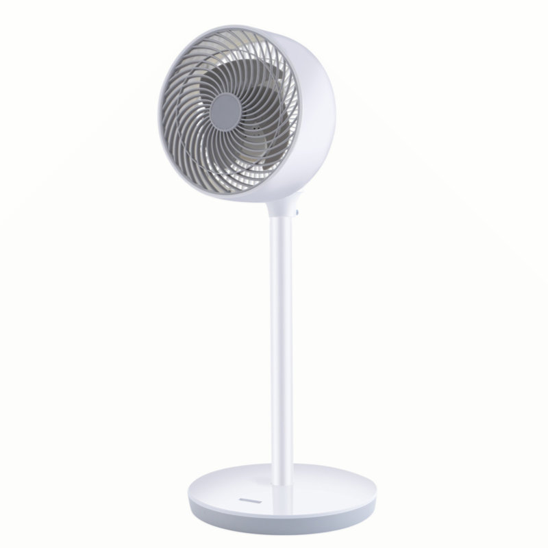 Simple Deluxe 7 Inch Stand Fan, 3 Speeds & 3 Modes, 15 Hours Timer, 70° Oscillating Circulating Fan, With Remote Control, Air Circulation Fan For Room, Indoor,White