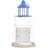 2 Piece Aluminum Tabletop Pillar Set-974711968-974711969