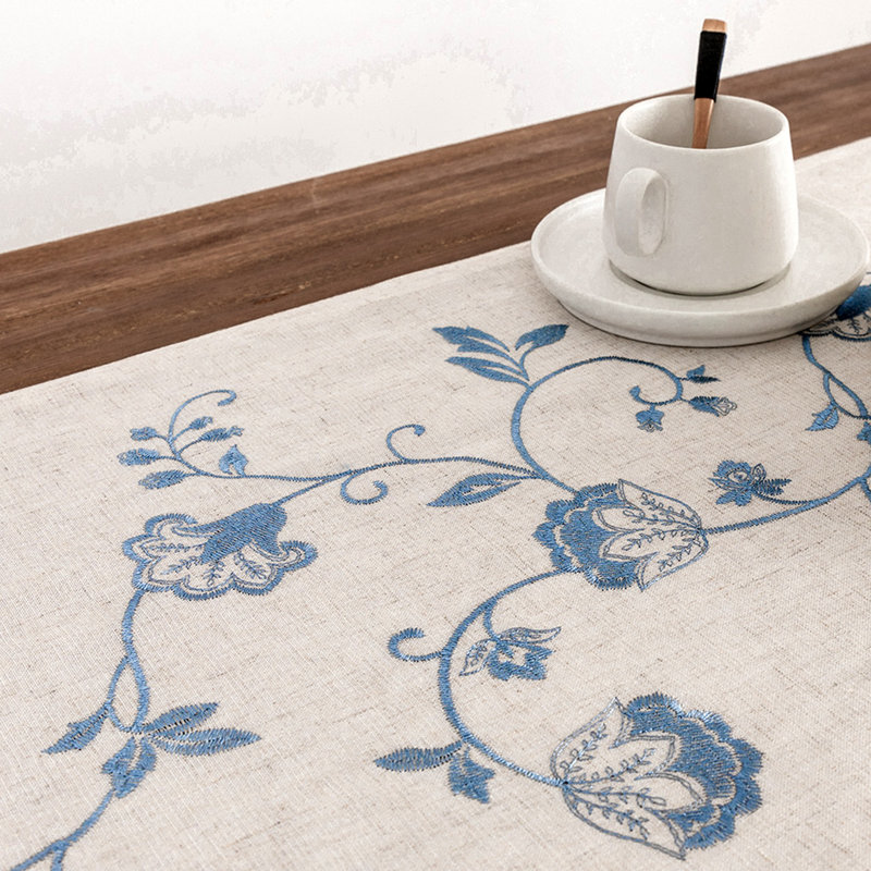 Chemin de table Kylah, Bleu