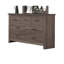 Mobilier de chambre à coucher avec tiroirs en bois à finition naturelle