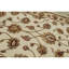 Tapis ivoire et doré de haute qualité noué à la main