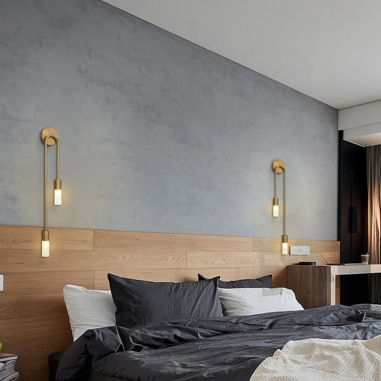 Kokeeta Iron Armed Sconce with 3.15" Canopy