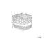 Clarktown 48cm Wide Square Geometric Pouf Ottoman