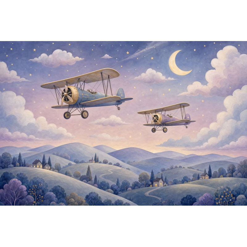 Décoration murale amovible rétro avec papier peint rétro ciel nocturne lune, 160 po x 108 po, Peler et coller