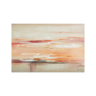 Rosewater Tides Hand Painted Acrylic Painting