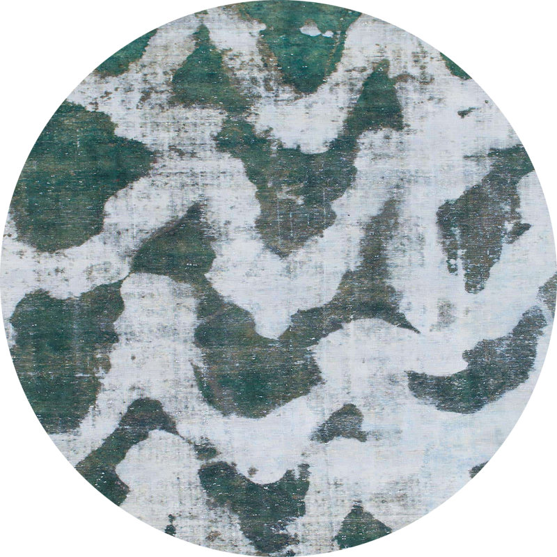 Tapis abstrait moderne 873, Rond 3 pi