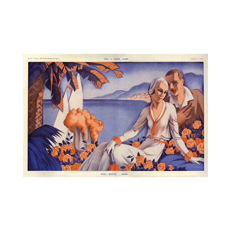 1931 La Vie Parisienne Magazine Plate by Fabius Lorenzi - Gallery-Wrapped Canvas Giclée on Canvas, Canvas