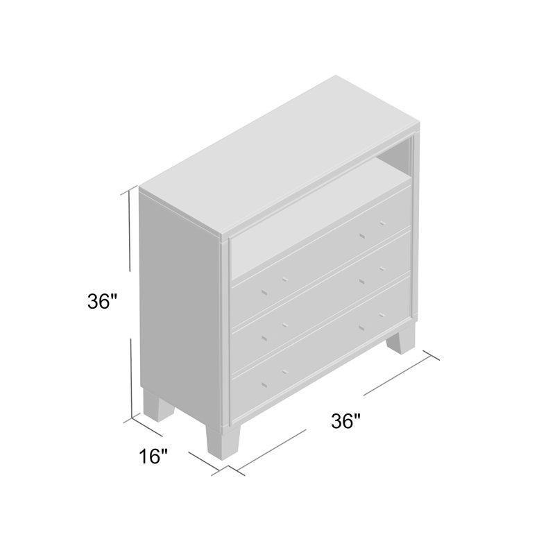 Carpino TV Stand for TVs up to 40", Gray