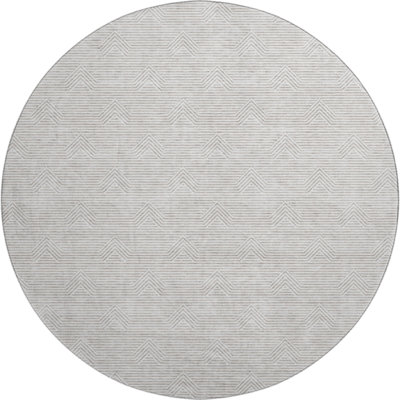 Premium Machine Washable Prisco Taupe Rug