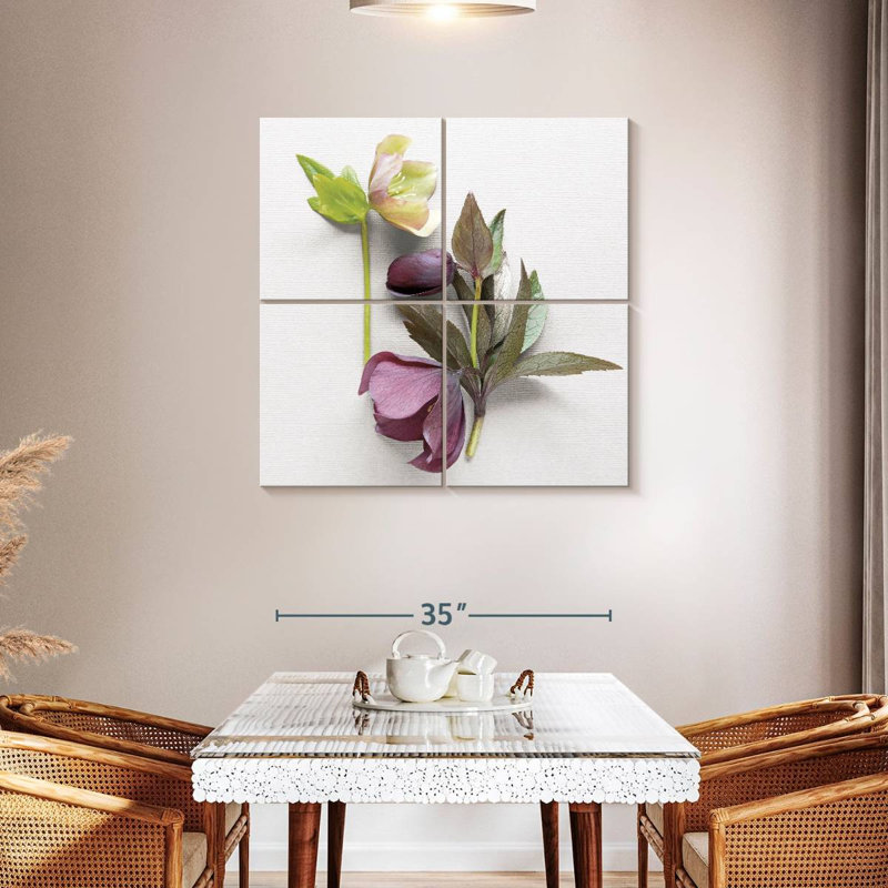 Hellebore Study III, 38" H x 38" W