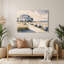 Art mural en métal beige Coastal Hamptons Elite-1607162545