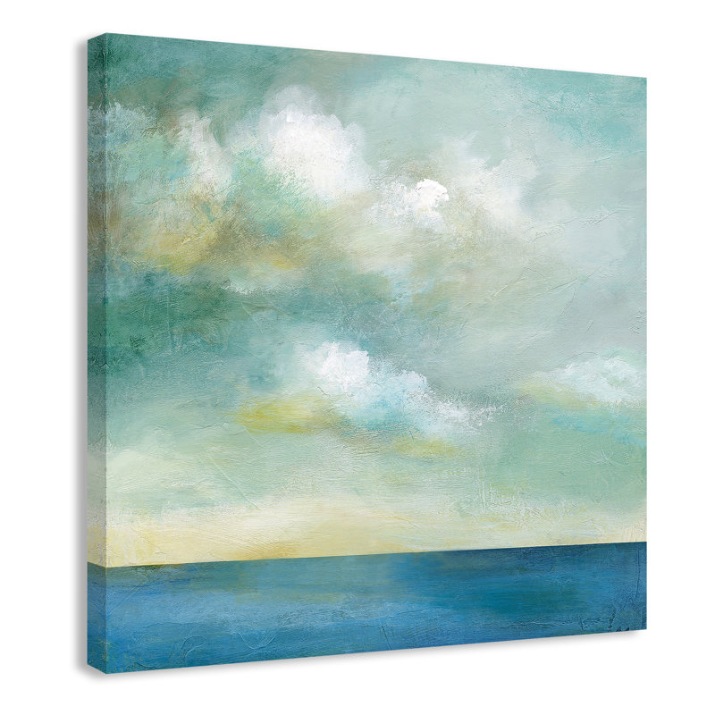Cloudscape I - Peinture, Toile tendue, H 24 po x l 24 po x P 1,375 po