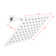 1-Spray Patterns With 2.5 GPM 8 In. Wall Mount Fixed Shower Head In White