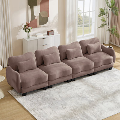 Upholstered 131.53'' Sofa