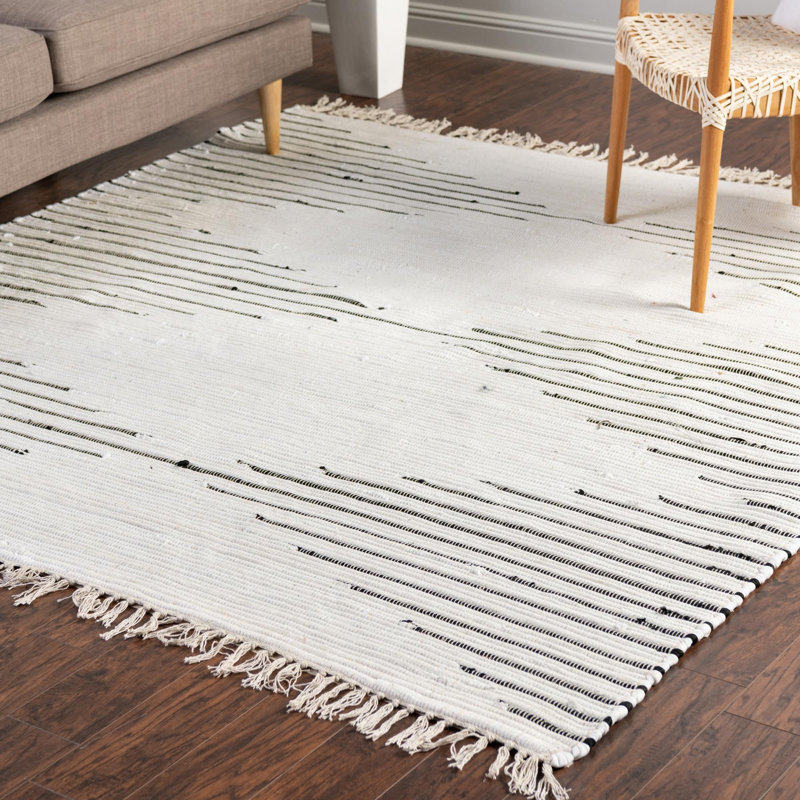 Bracen Cotton Moroccan Indoor Rug, Square 7'