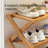 Foldable Under-Desk Shoe Rack - Chinese Retro Style Multi-Layer Space-Saving Storage Shelf, Easy Pull-Out Design