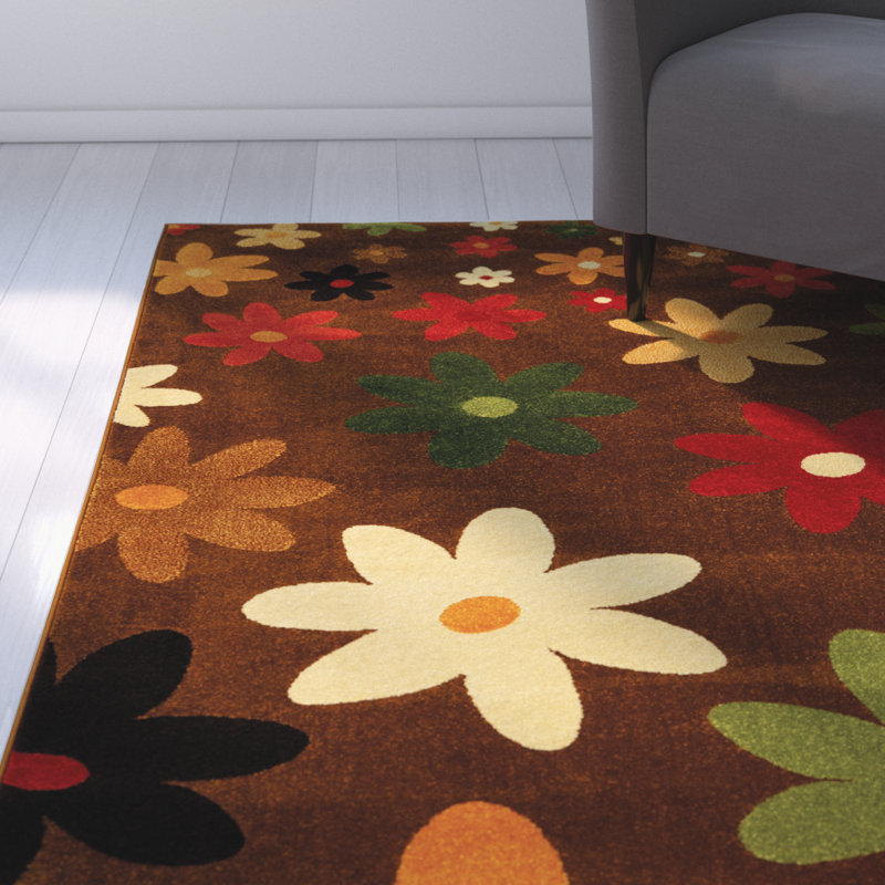 Tapis floral Bloemer Performance, Rectangle 6 pi 7 po x 9 pi 6 po