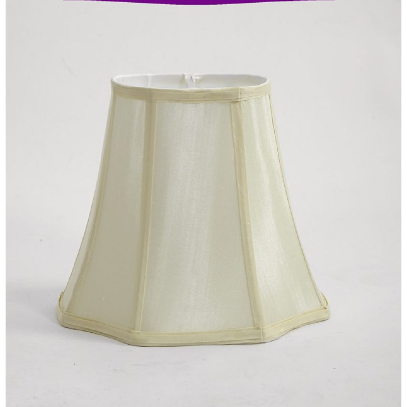 29cm H Silk Bell Lamp Shade ( Screw On ) in Cream