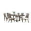Chaises d'appoint de style transitionnel 2 pièces