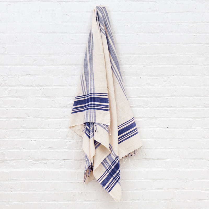 Serviette de bain Cabin Hatch, Marine