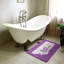 Tapis rectangulaire antidérapant pour salle de bain-122103220-42101510-42101507