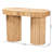 Egisto Modern Bohemian Natural Rattan Console Table