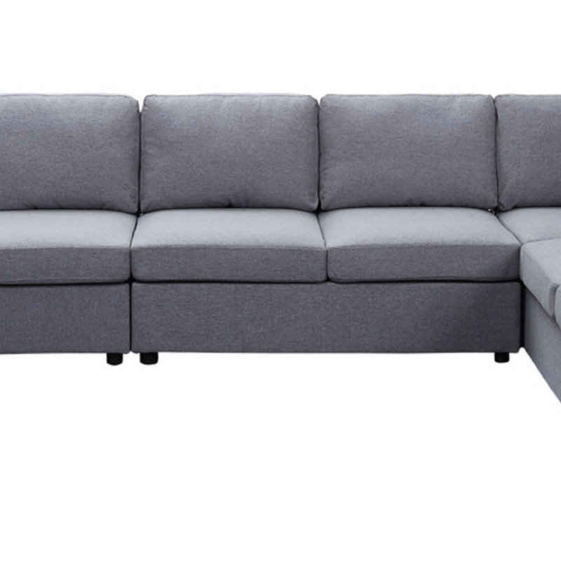 Canapé modulaire réversible 7 places Linen