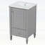 Meuble-lavabo 20 po avec lavabo en céramique-129226191