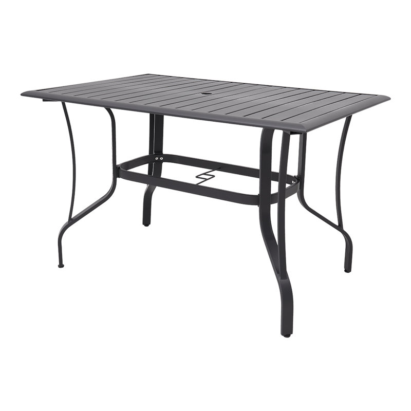 4 - Person Patio Dining Set with Rectangular Table, 75 cm H x 120 cm W x 80 cm D 