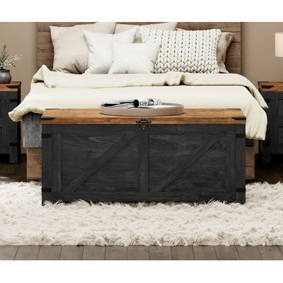Table basse à plateau relevable avec armoire en filet et serrure rustique | Meuble d'appoint compact pour salon