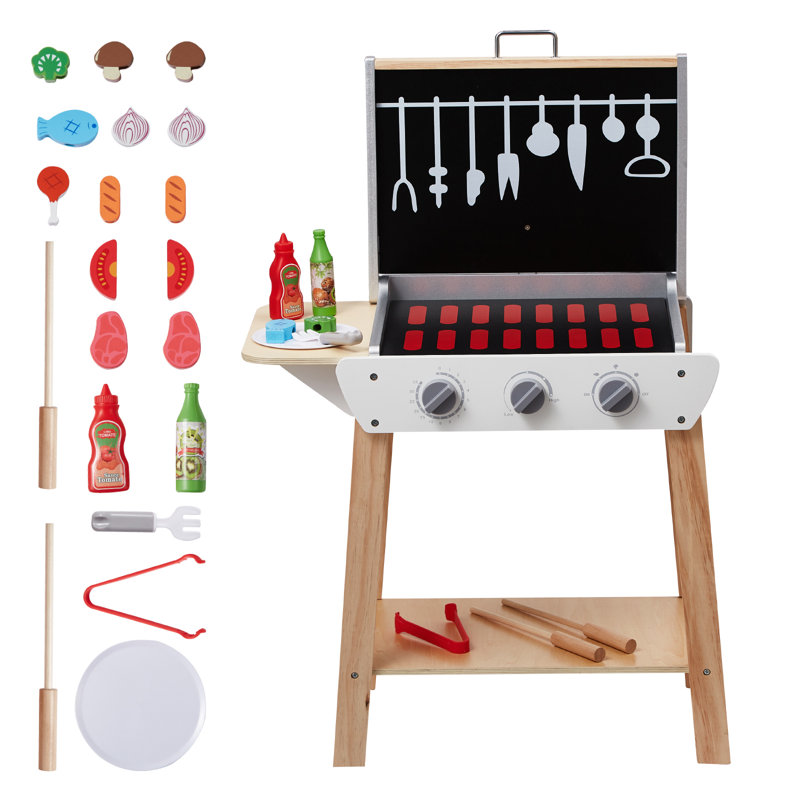 Ensemble de 21 jeux de barbecue en bois pour enfants