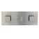 Dax Square Handles And Plate Kit - Chrome Finish For Model Dax-1058