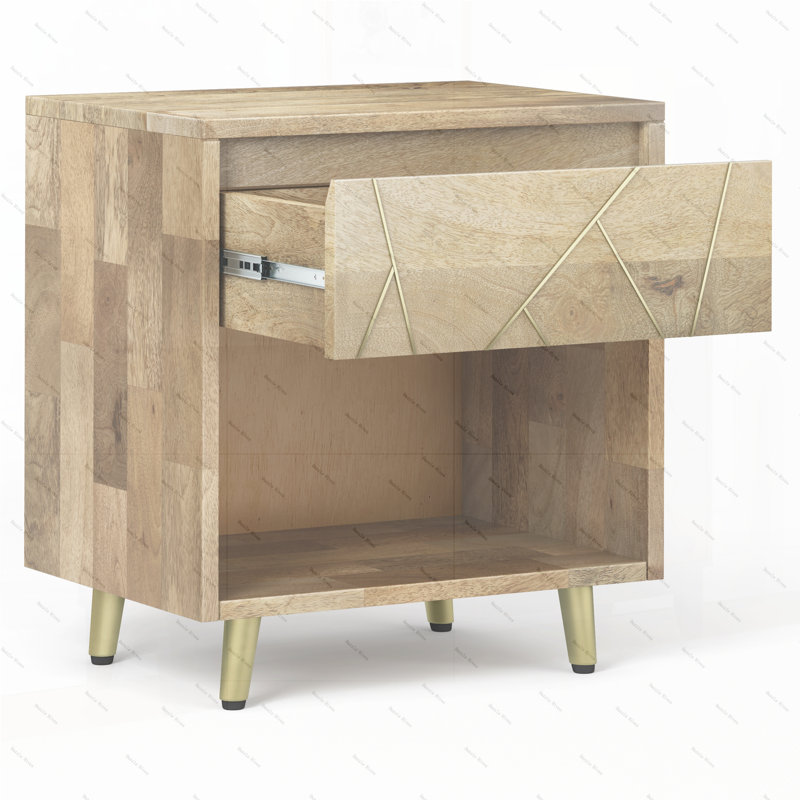 Jager - Table de chevet - Naturel